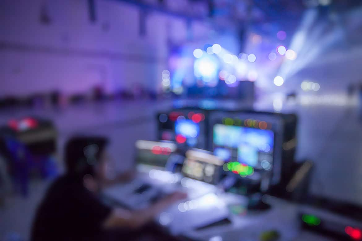 Live production control desk